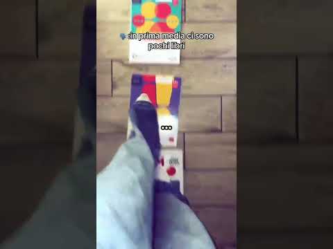 in prima media ci sono pochi libri!
