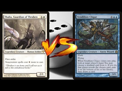 Thalia VS Clique - MTG EDH Duel Commander