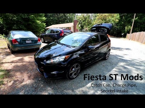 Ford Fiesta ST Mods! Catch Can, Intake, Intercooler Piping