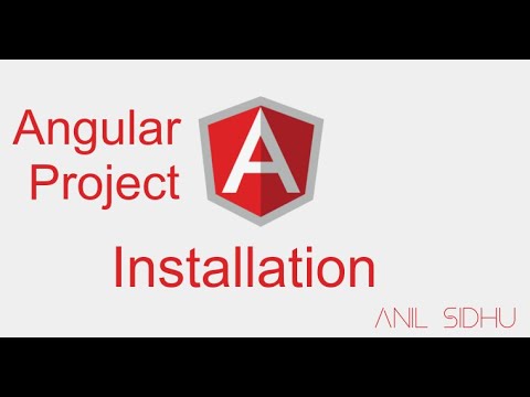 Angular project 1 install and setup
