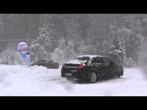 Opel Mokka and Opel Insignia Vauxhall in heavy snow - Autogefühl