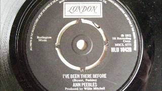 ANN PEEBLES-i've been there before