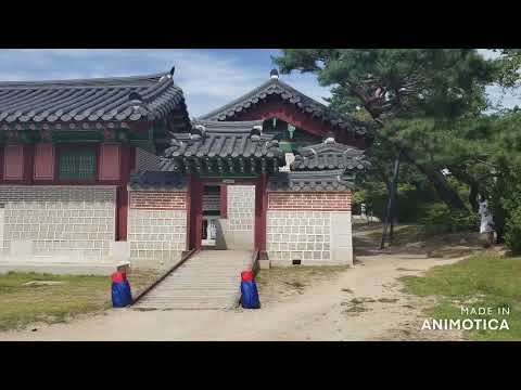 Vistas da Coreia do Sul/Bukchon Hanok Village/Palácio Gyeongbokgung/Praça Gwanghwamun/Cheonggyecheon
