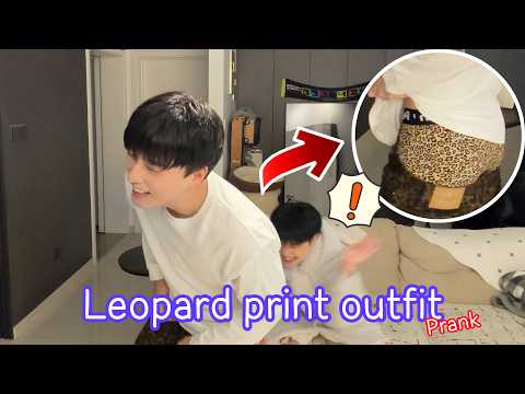 If I Wear a Leopard Print Outfit, My Husband Will...❤️Seduce Prank | Cute Couple Routine [Gay BL]