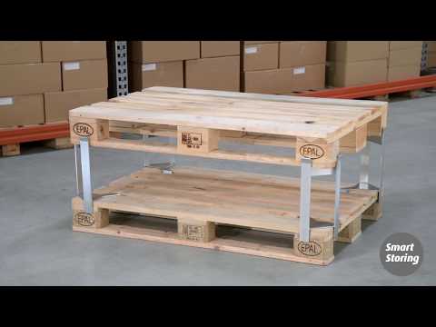 Palldistanser från Smart Storing - pall till pall