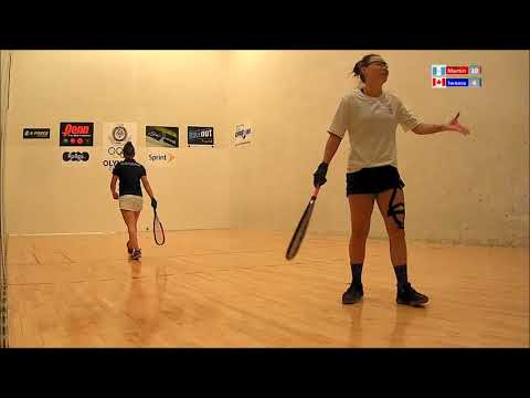 2017 Racquetball Junior World Championships - Girls 18 Singles - Iwassa CAN vs Martinez GUA