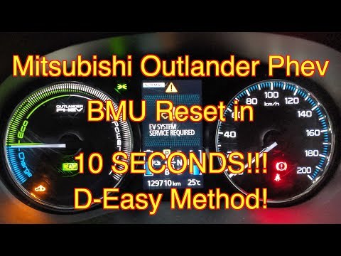 Reset Mitsubishi Outlander PHEV BMU in 10 seconds! D-Easy Method!