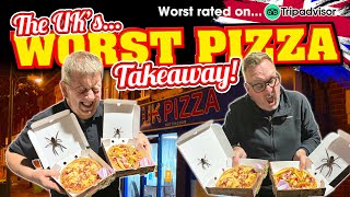 The UK's WORST RATED PIZZA Takeaway on Tripadvisor. Crawling INSECTS! It made us VOMIT!!!!!!