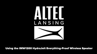Altec Lansing HydraJolt Everything Proof Speaker - Black (Certified Refurbished)