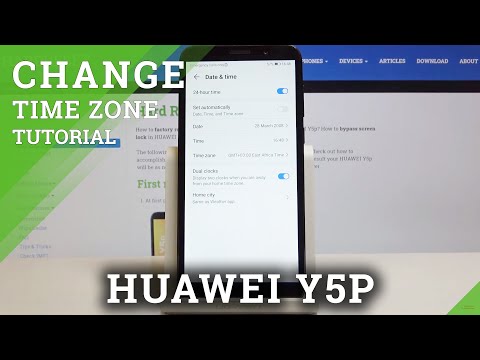 How to Change Date & Time in HUAWEI Y5p – Set Up Clock Format