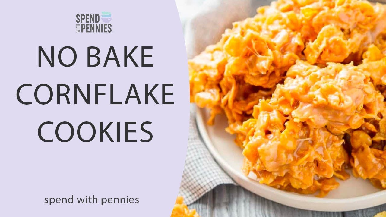 Spend With Pennies' Peanut Butter Cornflake Cookies