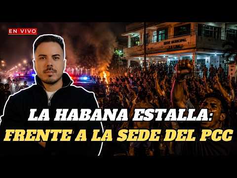 🔴La Habana en la calle: protestas frente al PCC, Díaz-Canel se atrinchera y amenaza a EE.UU.