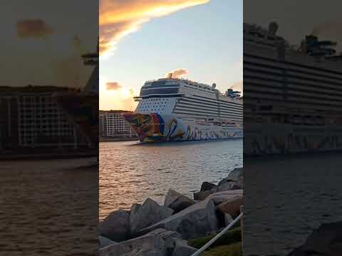 Thumbnail for Norwegian Encore Departing Port Miami #norwegiancruiseline #portmiami