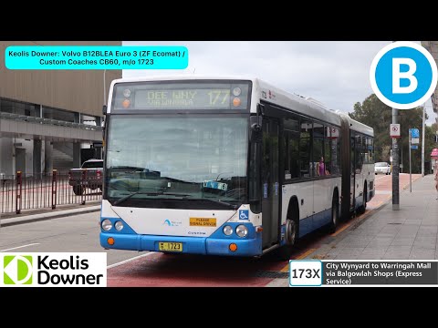 Keolis Downer: Volvo B12BLEA Euro 3 (ZF Ecomat) / Custom Coaches CB60, m/o 1723