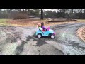 Natalie Emma Disney Frozen Jeep Fisher Price Power Wheels Toy Video Road Trip Driver S Ed