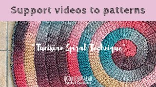 Tunisian Crochet Spiral Technique
