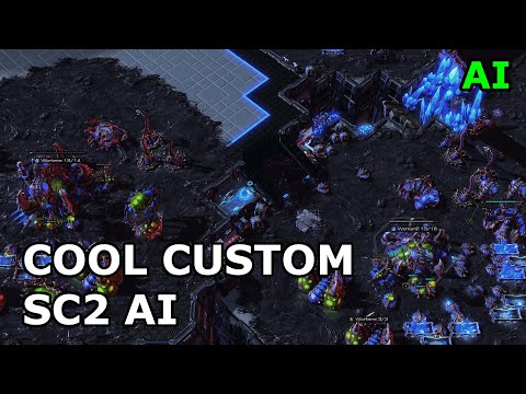 CUSTOM SC2 AI! - Princess-Mika vs ThePerilousProtossBot - Starcraft 2 AI