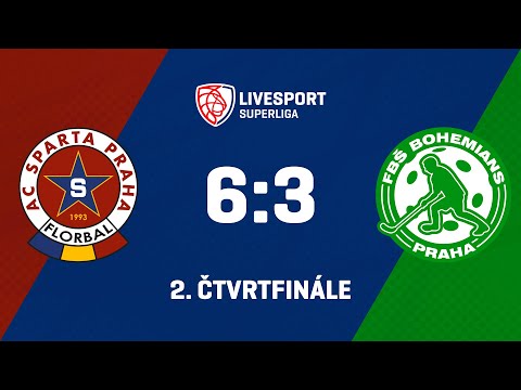 2. čtvrtfinále | ACEMA Sparta Praha - FbŠ Bohemians 6:3
