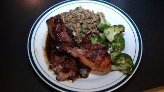 preview picture of video 'Cooking With Kade, Grilled Chicken, Country Style Ribs, Dirty Rice, Broccoli on Cajun TV Network'