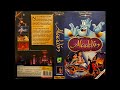 VHS Alku Loppu Aladdin 2000 Luvun Uusintapainos