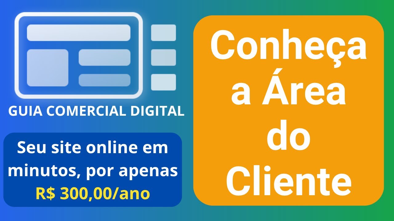 Conheça a Área do Cliente do Guia Comercial Digital (tour completo)