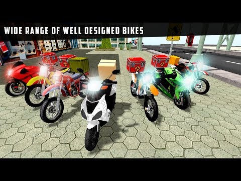 City Courier Delivery Rider Video