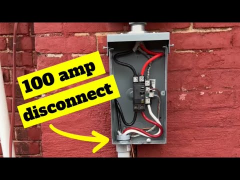 Disconnect 100 Amp