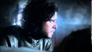 Jon Snow says goodbye to Bran