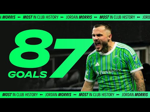 All 87 of Jordan Morris' goals with Sounders FC