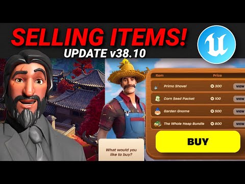 NEW Selling Items EXPERIMENTAL & More in Fortnite Creative/UEFN! (Update v38.10)
