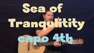 Sea of Tranquility (Gordon Lightfoot) Easy Guitar Lesson How to Play Tutorial