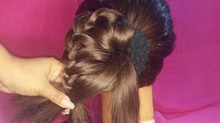 Bun Hairstyle || Braided Bun Hairstyle || Amazing Hairstyle || BARNA'S MAKEOVER