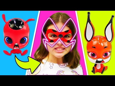 Превращаемся в Леди Баг - Распаковка игрового набора Lady Bug и косплей! Спасаем супергероя Бен 10
