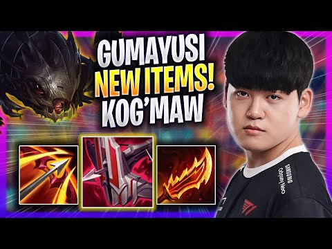 GUMAYUSI TRIES KOG'MAW WITH NEW ITEMS! - T1 Gumayusi Plays Kog'maw ADC vs Lucian! | Season 2023