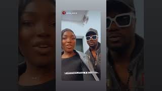 Twenty Fingers ao lado de Perola prontos para o show na beira