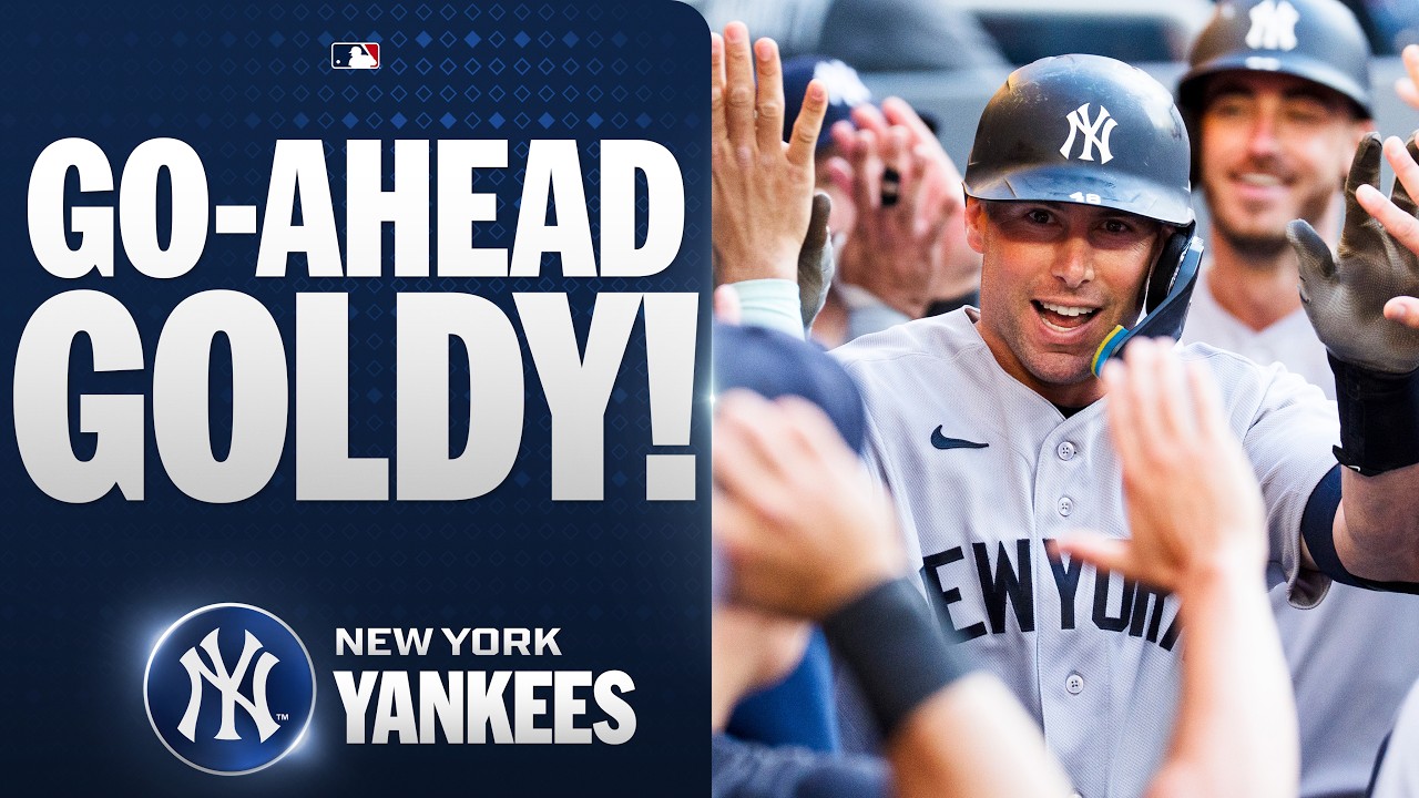 Paul Goldschmidt gives the Yankees the LEAD in the 9th with a go-ahead 2-run home run! 💪
