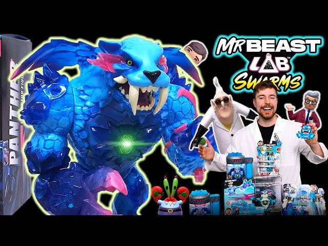 Vídeo relacionado con MrBeast Lab Apex Beast Panther - Figura de coleccionista, de pie a 15,8 cm de Alto, con Detalles Extremos, Embalaje Premium, 13 Puntos de articulación y mandíbula de mordida, 2 para coleccionar