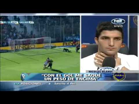 Nicolás Blandi "Con el gol me saqué un peso de encima"
