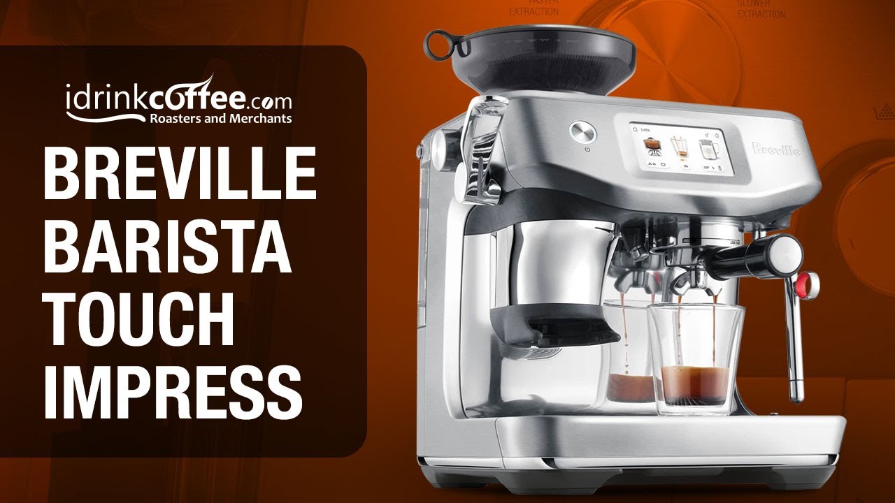 Breville Barista Touch Impress Espresso Machine - Black Truffle video