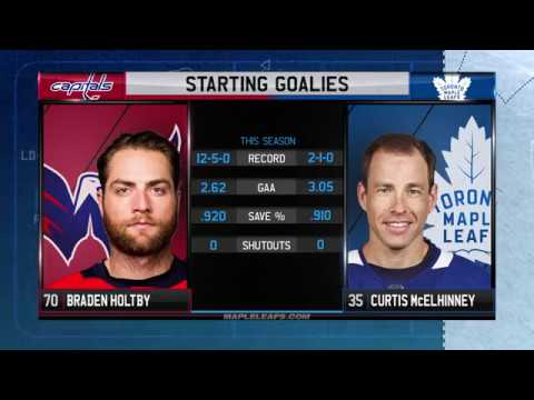 Molson Canadian Leafs Gameday: Washington at Toronto - November 25, 2017