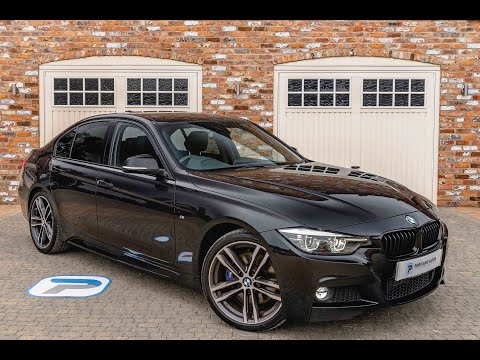 2017/67 BMW 320D M SPORT SHADOW EDITION FOR SALE IN SAPPHIRE BLACK METALLIC WITH BLACK LEATHER