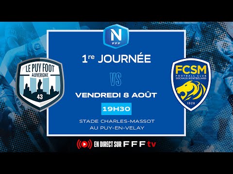 J1 I Le Puy Foot 43 vs FC Sochaux-Montbéliard en replay (0-1) I National FFF 2025-2026