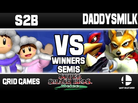 [Melee] S2B (Ice Climbers) VS Daddy's Milk (Falco/Fox) | Grid BiWeekly Winners Semifinals