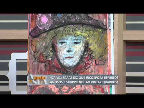 A Tarde é Sua - 19/06/2014 | Vídeos - Rapaz incorpora espíritos e surpreende ao pintar quadros