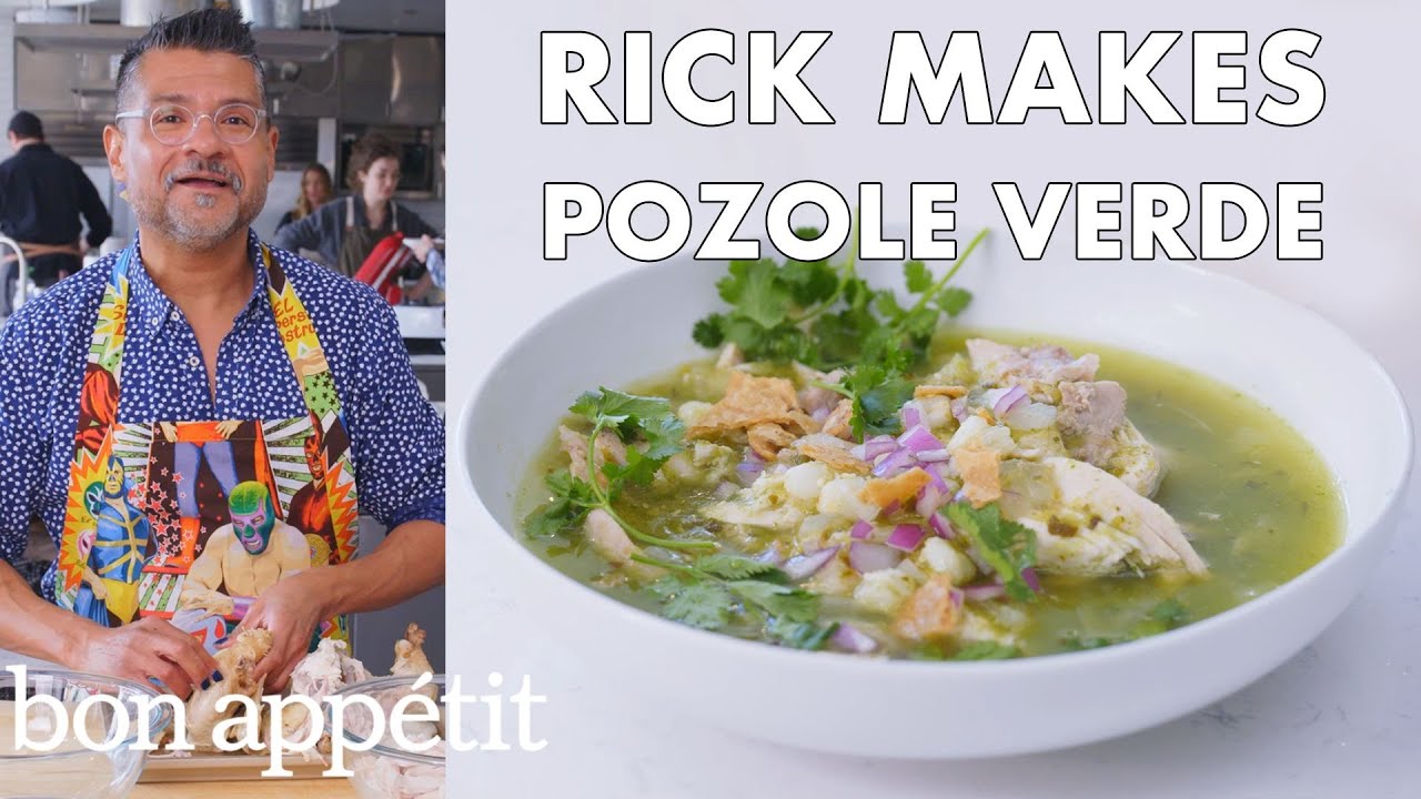Rick Makes Pozole Verde Mexican Stew From The Test Kitchen Bon Apptit