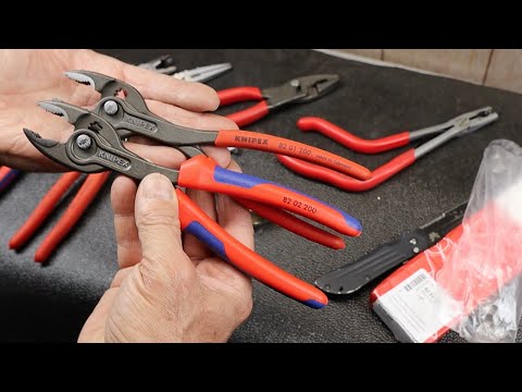 Dvigubo griebimo replės KNIPEX TwinGrip 8202200 video