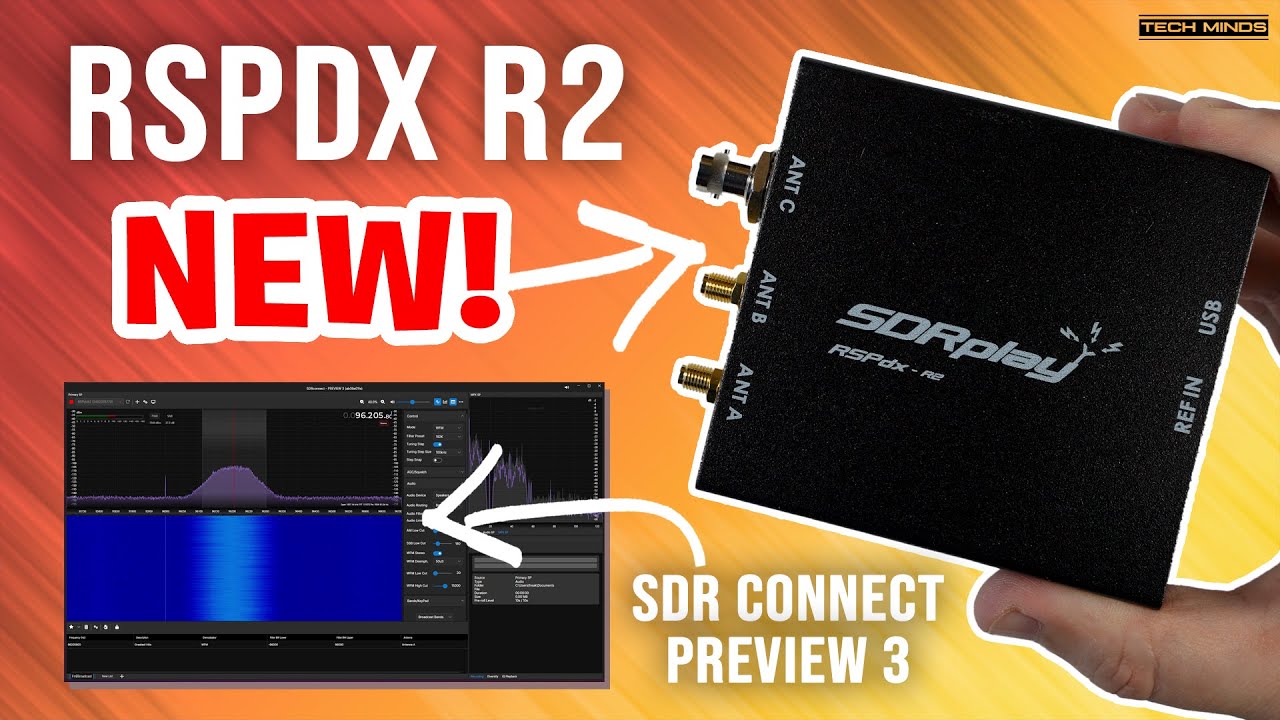 Introducing The New SDRPlay RSPdx R2 & SDR Connect Preview 3