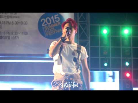 150807 용평 하트어택 게릴라콘서트 JJCC where is the love 에디 직캠