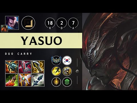 Yasuo ADC vs Jinx: Triple Kill, Legendary - KR Challenger Patch 14.23