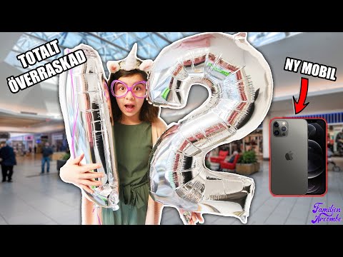 SURPRISE!! ÖVERRASKAR BELLA MED NY IPHONE på sin FÖDELSEDAG | VLOGG